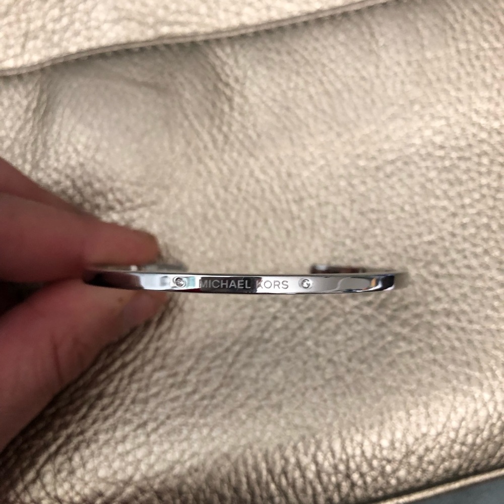 Michael kors silver cuff bracelet